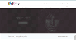 Desktop Screenshot of canvasprintart.co.uk